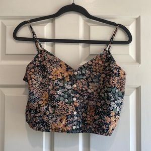 Floral crop top